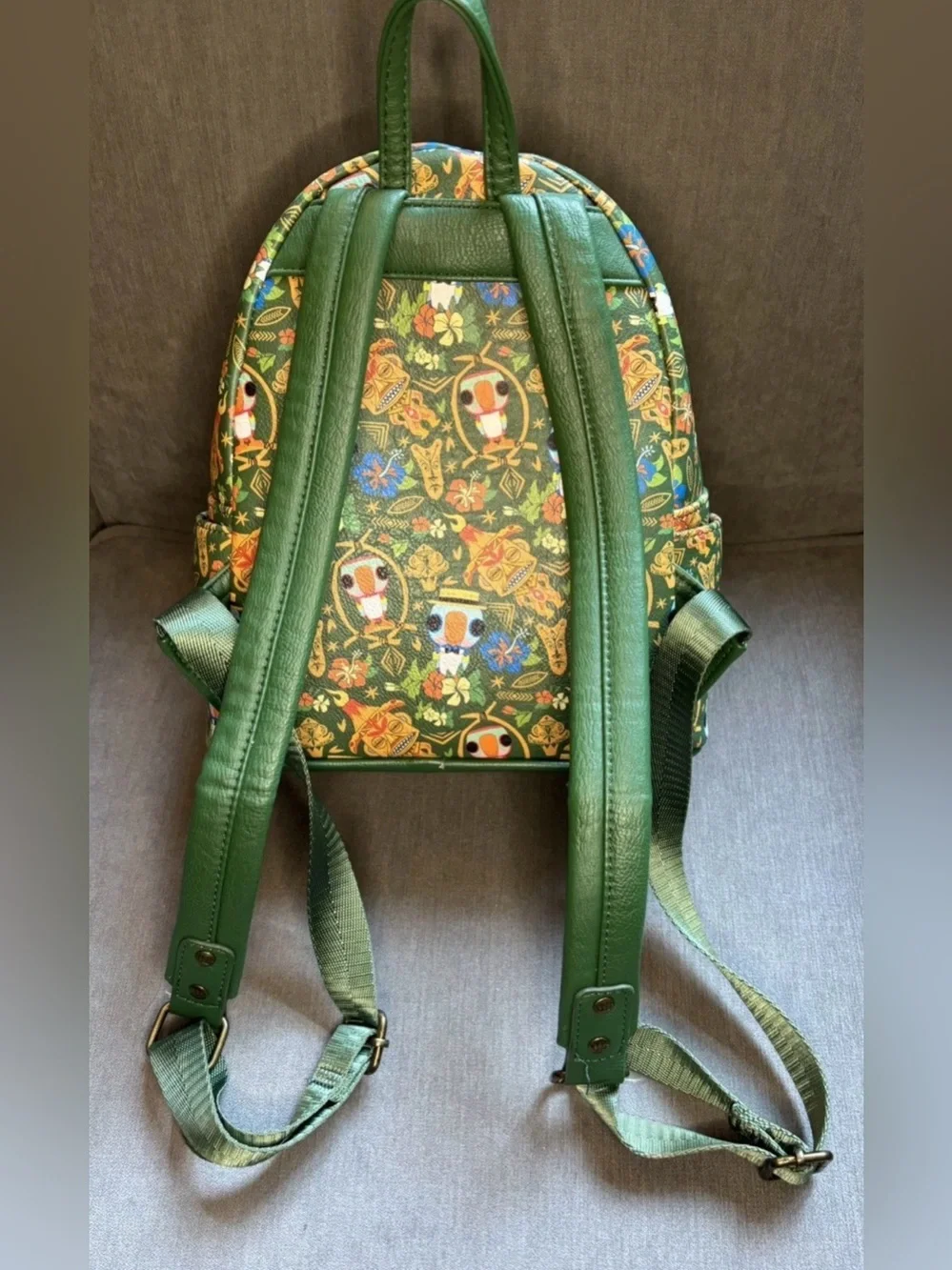 Disney Parks Disney World Enchanted Tiki Room Loungefly Backpack GUC💚Retired